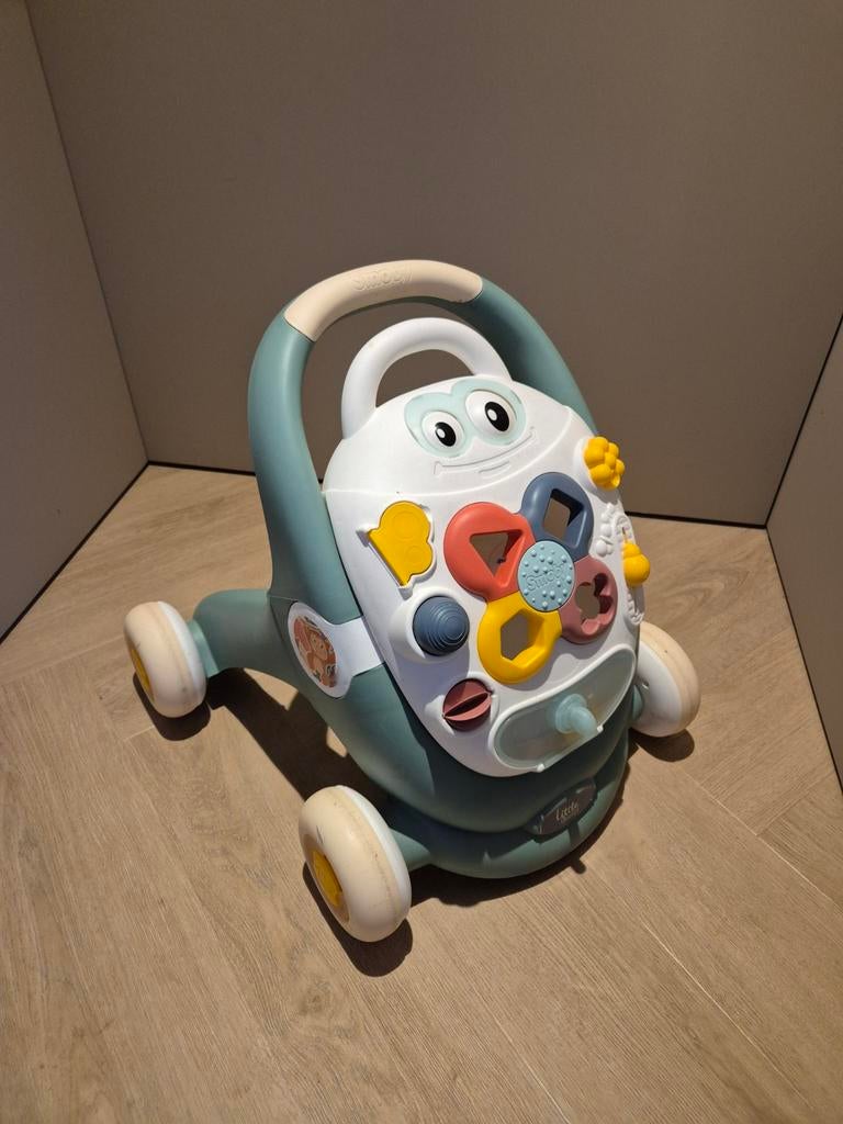 Little Smoby 3-in-1 Loopwagen en Activiteitencentrum, Ophalen, Zo goed als nieuw, Overige typen, Met wieltjes