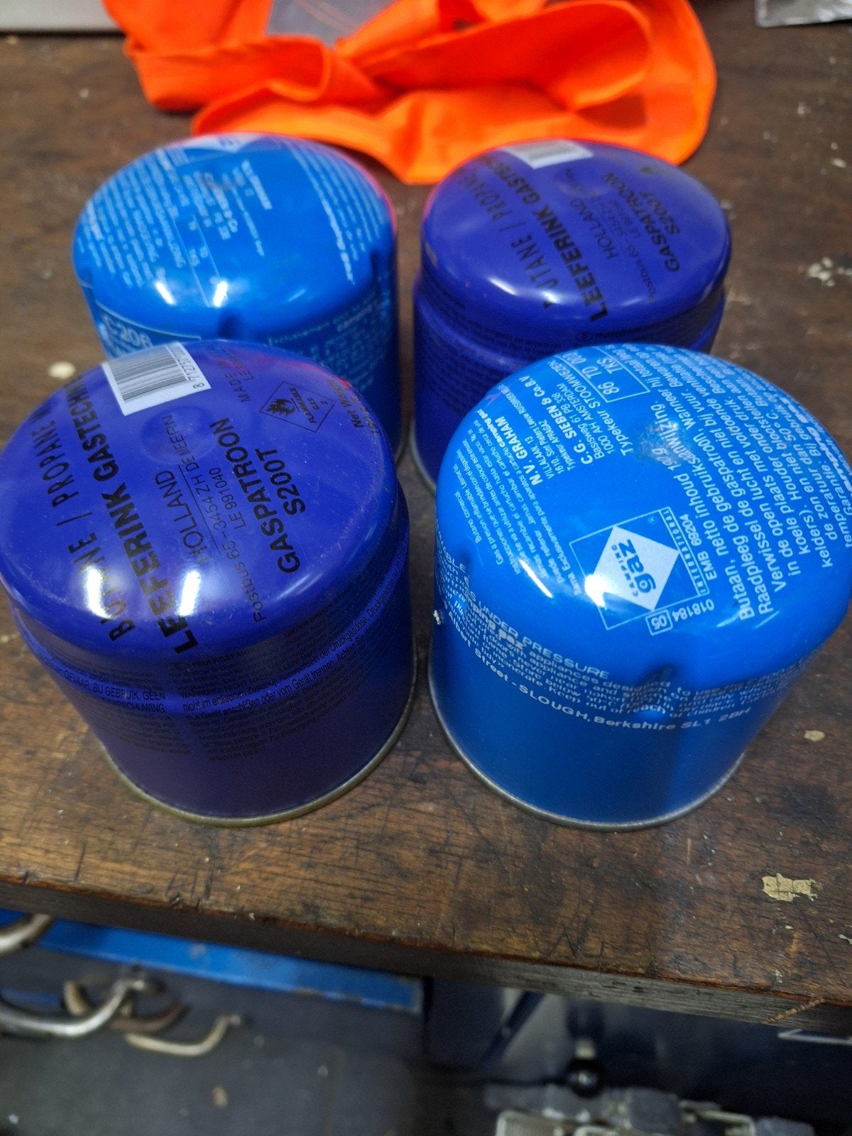 Set van 4 nieuwe gastankjes - Butaan/Propaan, Ophalen, Nieuw