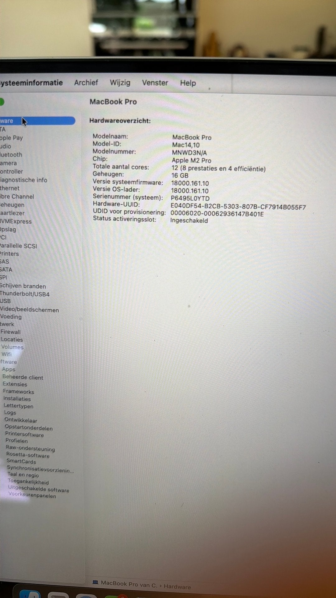 MacBook Pro 16inch 2023 1GB, Computers en Software, Apple Macbooks, Qwerty, Zo goed als nieuw, 16 inch, Onbekend