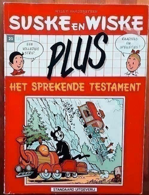 Suske en Wiske plus 20 Het sprekende testament 1993, Eén stripboek, Ophalen of Verzenden, Gelezen