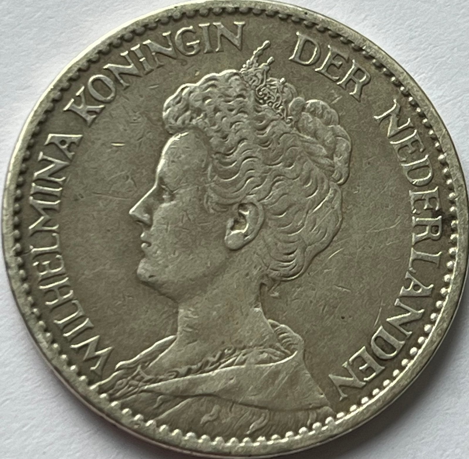 Mooie gulden 1912, 1 gulden, Zilver, Ophalen of Verzenden, Koningin Wilhelmina