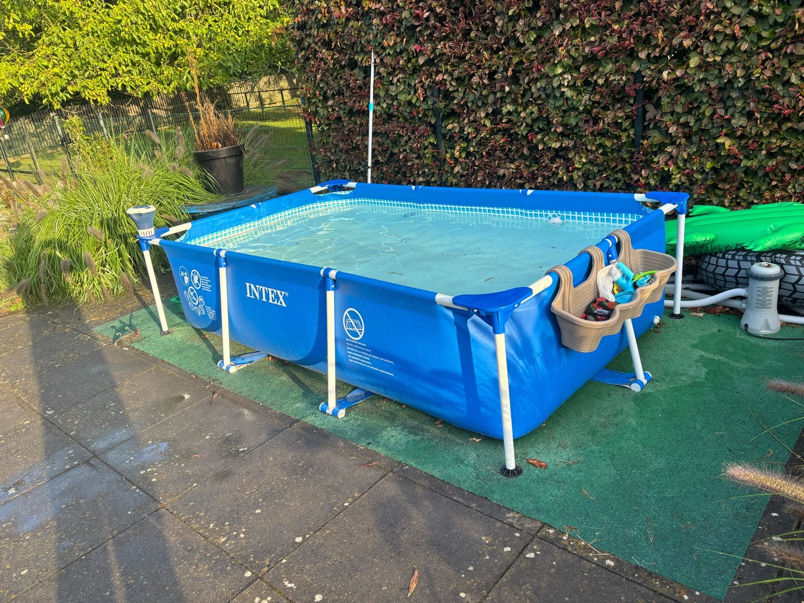 Intex zwembad 2.6m x 1.6m 0.65m diep., Tuin en Terras, Ophalen, Gebruikt, Minder dan 80 cm, Minder dan 200 cm