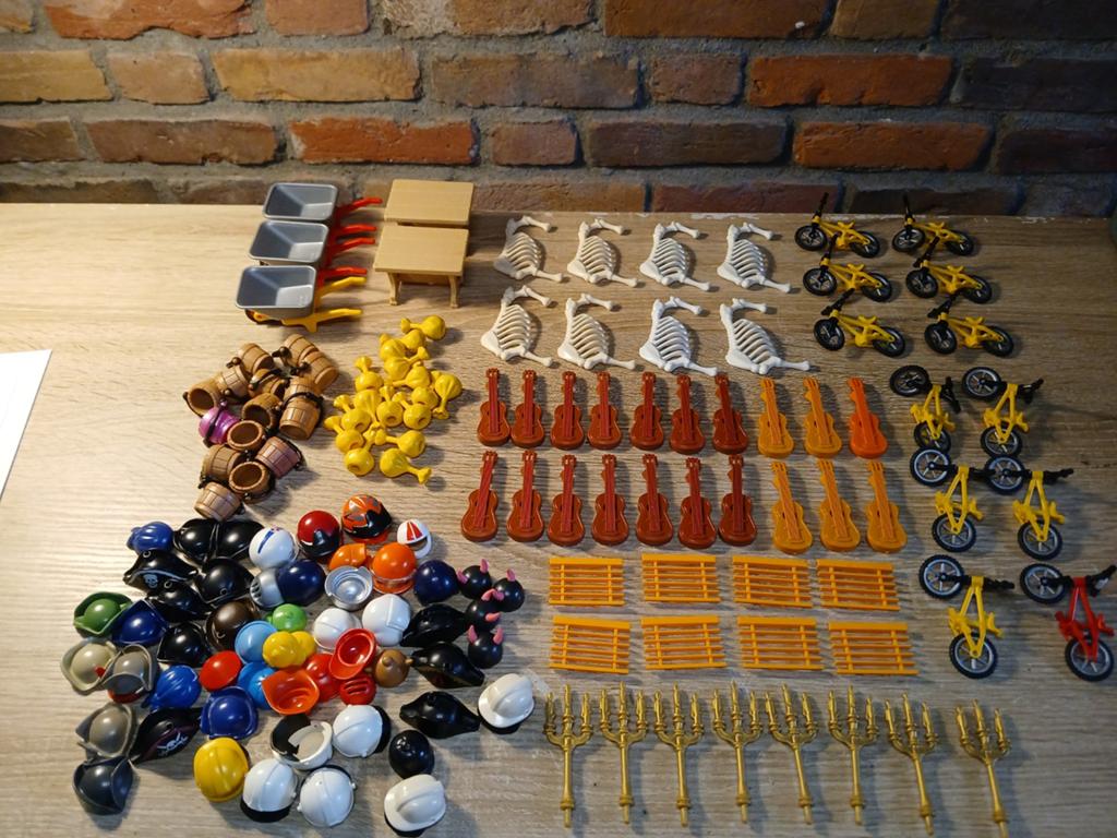Partij playmobil onderdelen, Ophalen of Verzenden, Gebruikt, Los playmobil