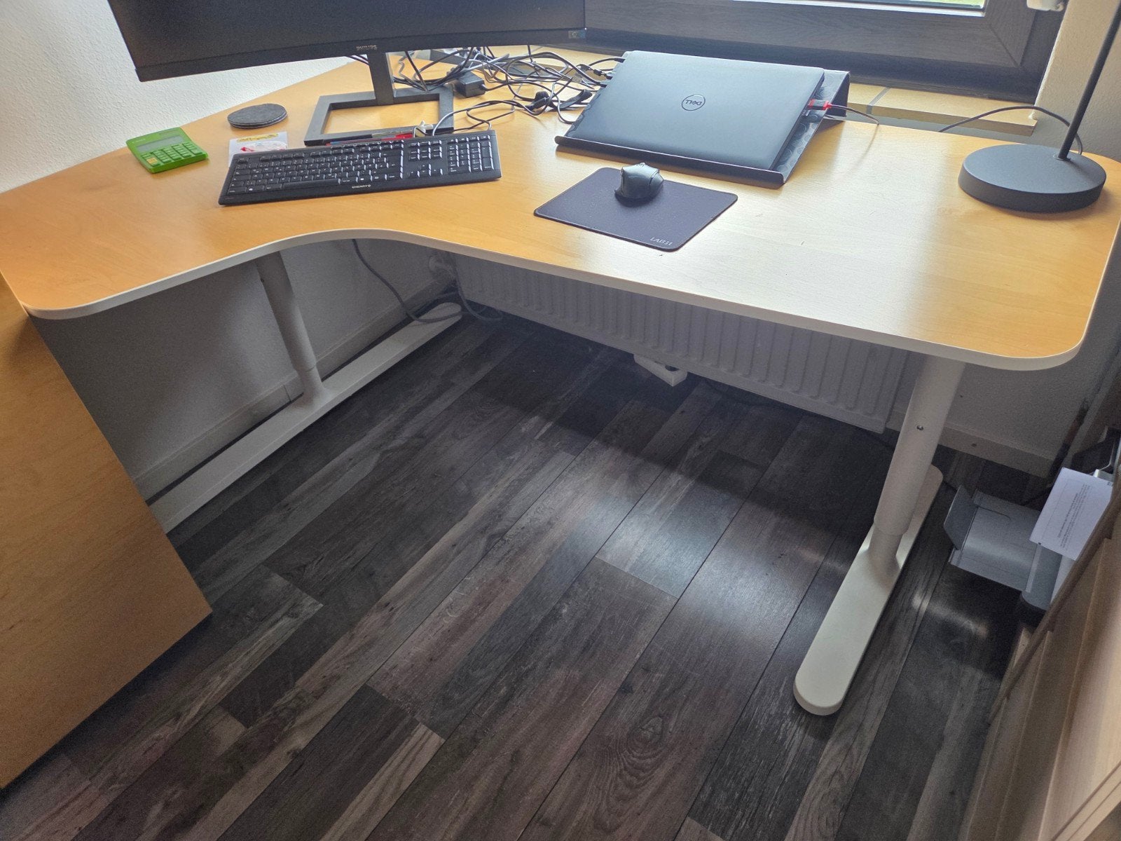 Ikea hoekbureau met kastje, Huis en Inrichting, Ophalen, Gebruikt
