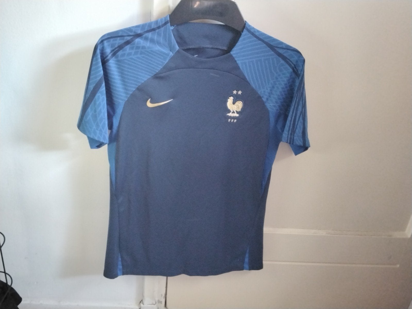 Frankrijk voetbalshirt, Ophalen of Verzenden, Zo goed als nieuw, Blauw, Voetbal