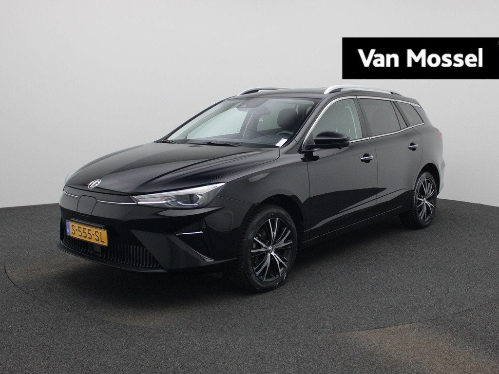 MG 5 Luxury Long Range 61 kWh | Leder | Navi | 360 Camera |, Auto's, MG, Gebruikt, 1532 kg, 156 pk, Origineel Nederlands