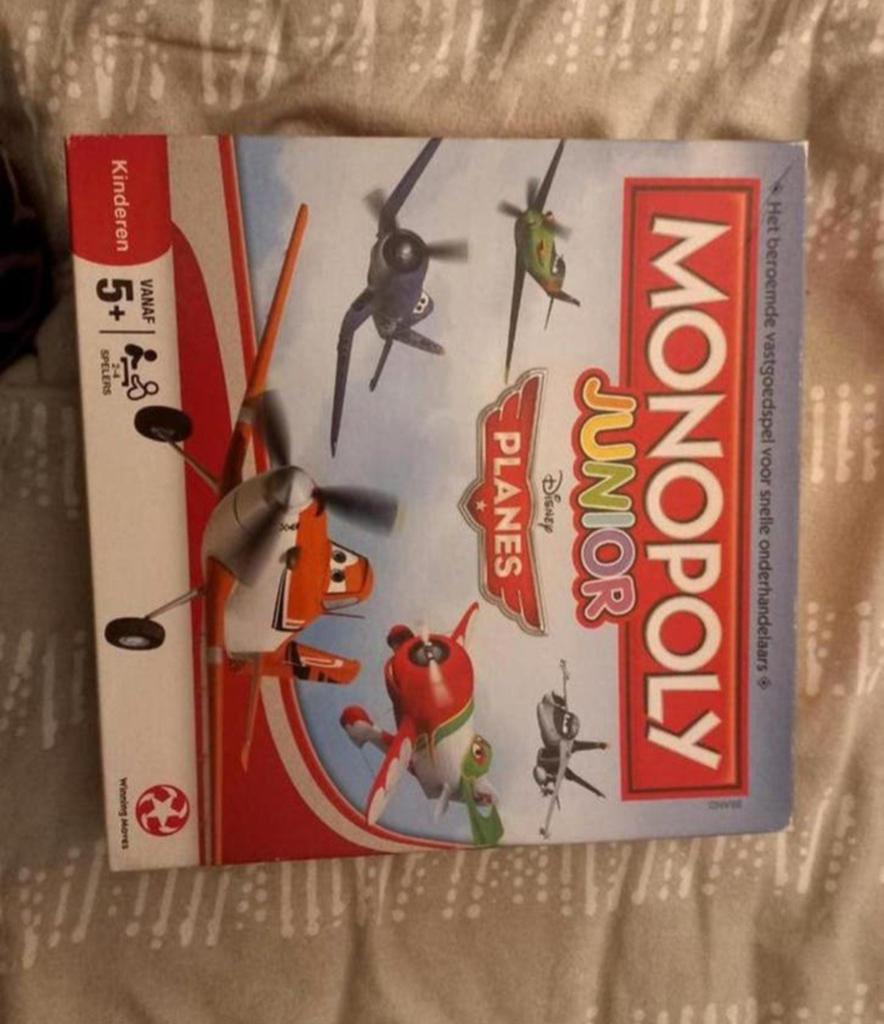 Disney Monopoly Junior Planes, Hobby en Vrije tijd, Gezelschapsspellen | Bordspellen, Ophalen of Verzenden