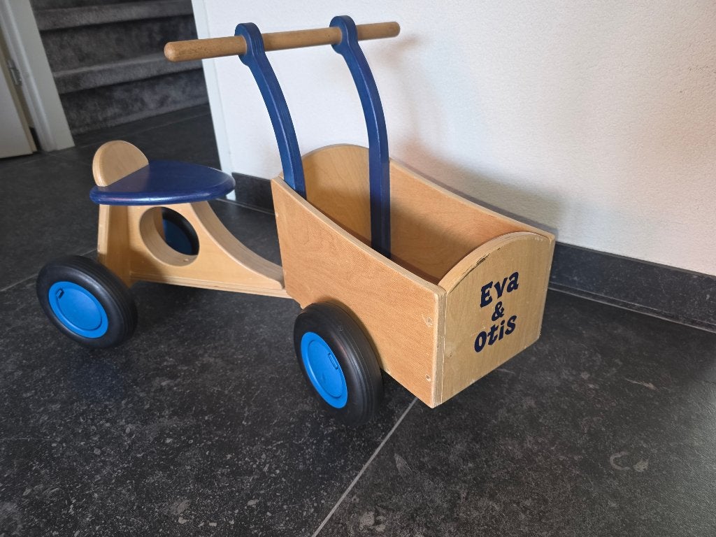 houten bakfiets, Ophalen, Gebruikt, 1 kind