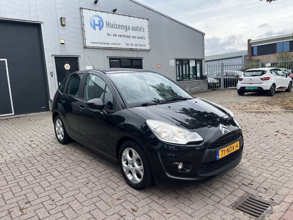 Citroën C3 1.4 VTi L. Business|5DRS| CLIMA| APK! (bj 2010), Euro 5, Stof, Zwart, Zwart