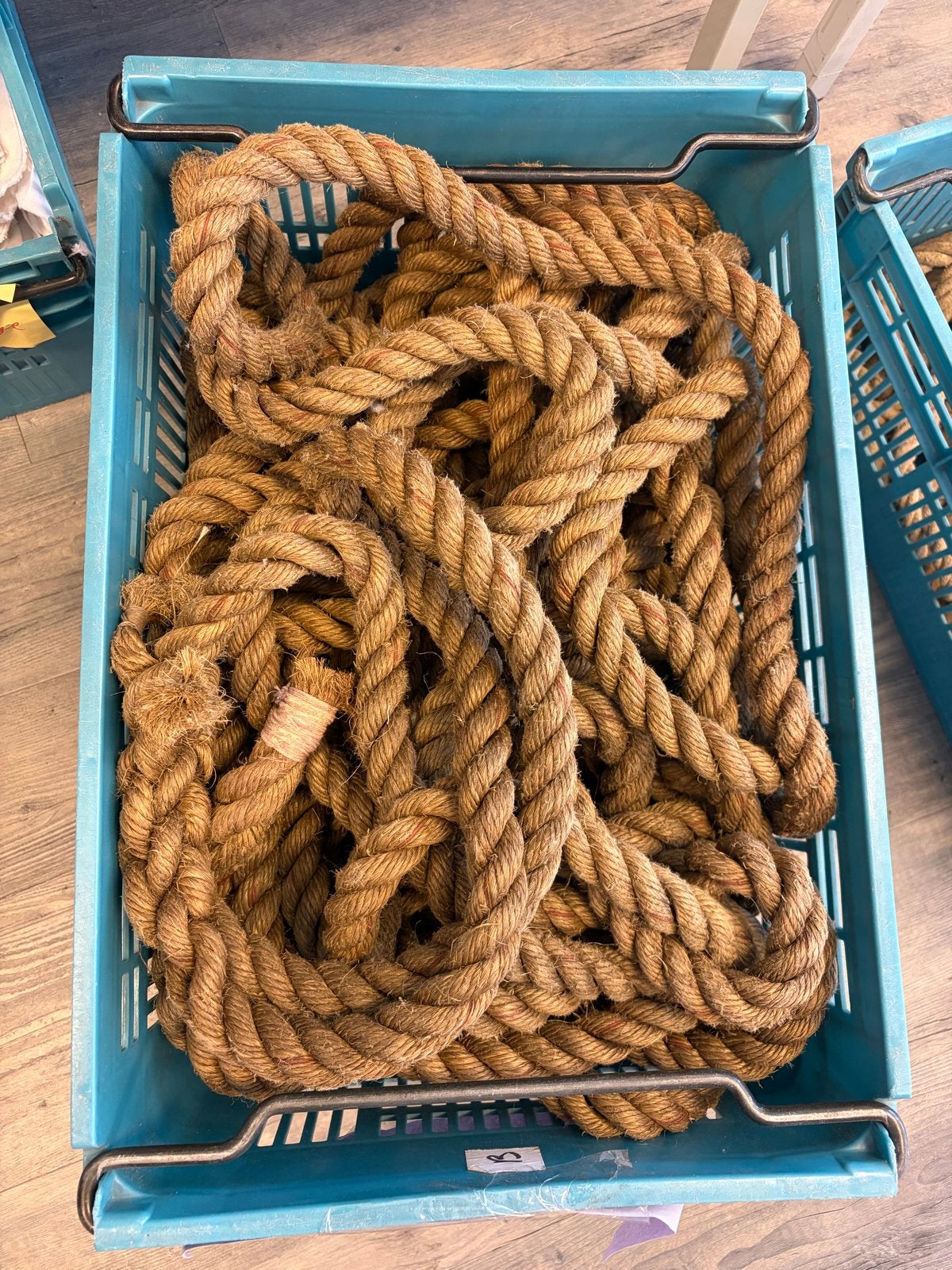 25mm dik scheepstouw 30 meter, Ophalen, Gebruikt