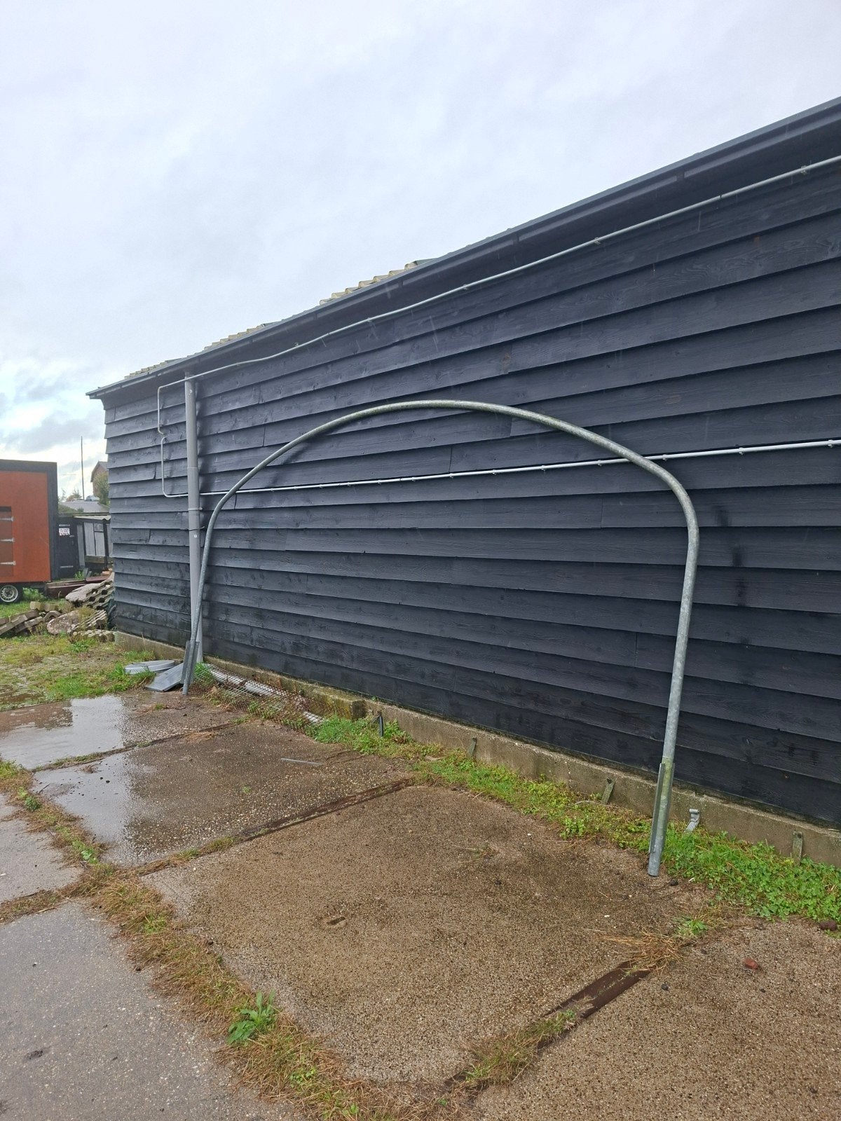 Metalen boogconstructie voor overkapping/carport, Tuin en Terras, Ophalen of Verzenden, Gebruikt, Overige typen