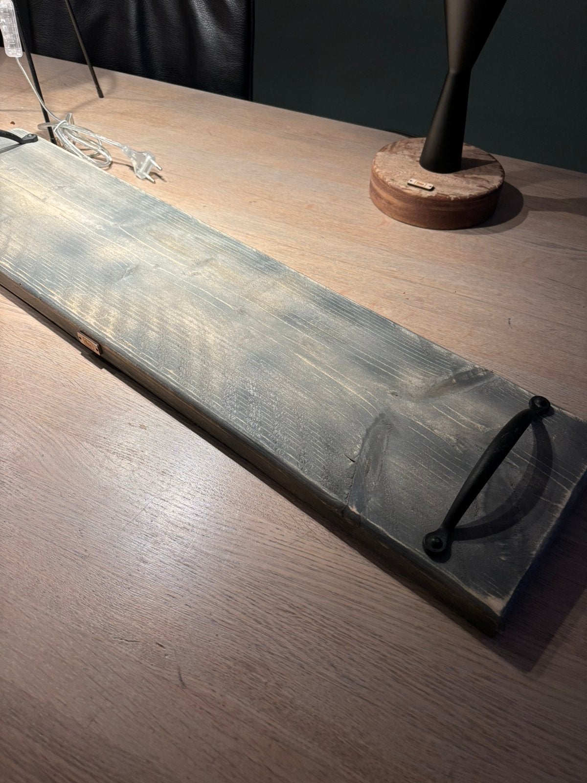 Decoratie plank met mooie gietijzeren handgrepen, Ophalen, Nieuw