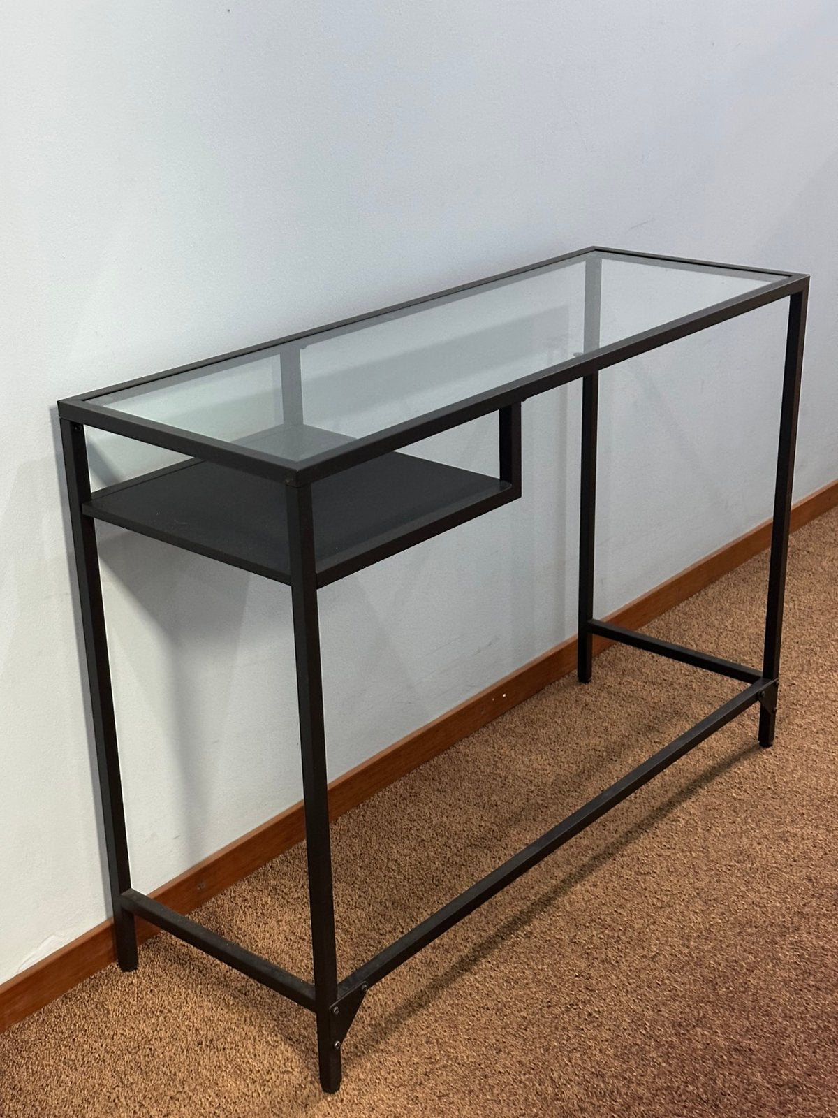 Ikea Vittsjō bureau, Huis en Inrichting, Tafels | Sidetables, Ophalen, Zo goed als nieuw, 25 tot 50 cm, Rechthoekig