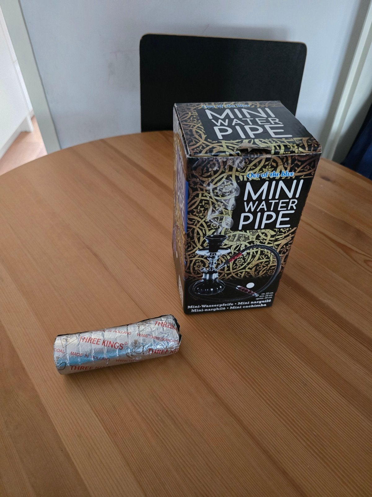 Mini Waterpijp met Kolen - Nieuw in Doos, Ophalen of Verzenden, Nieuw