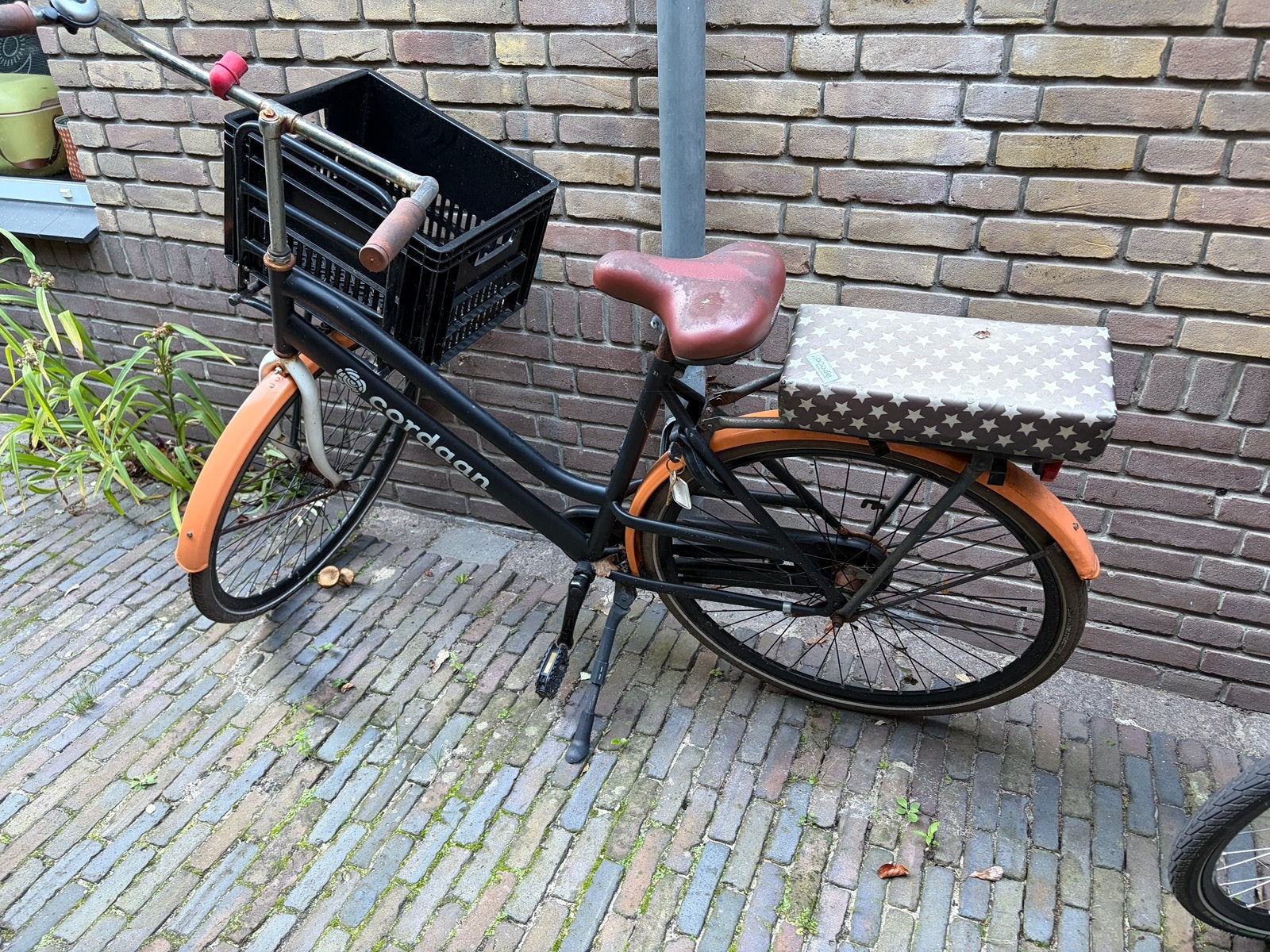 Stadsfiets voor student, Ophalen, Gebruikt, Terugtraprem