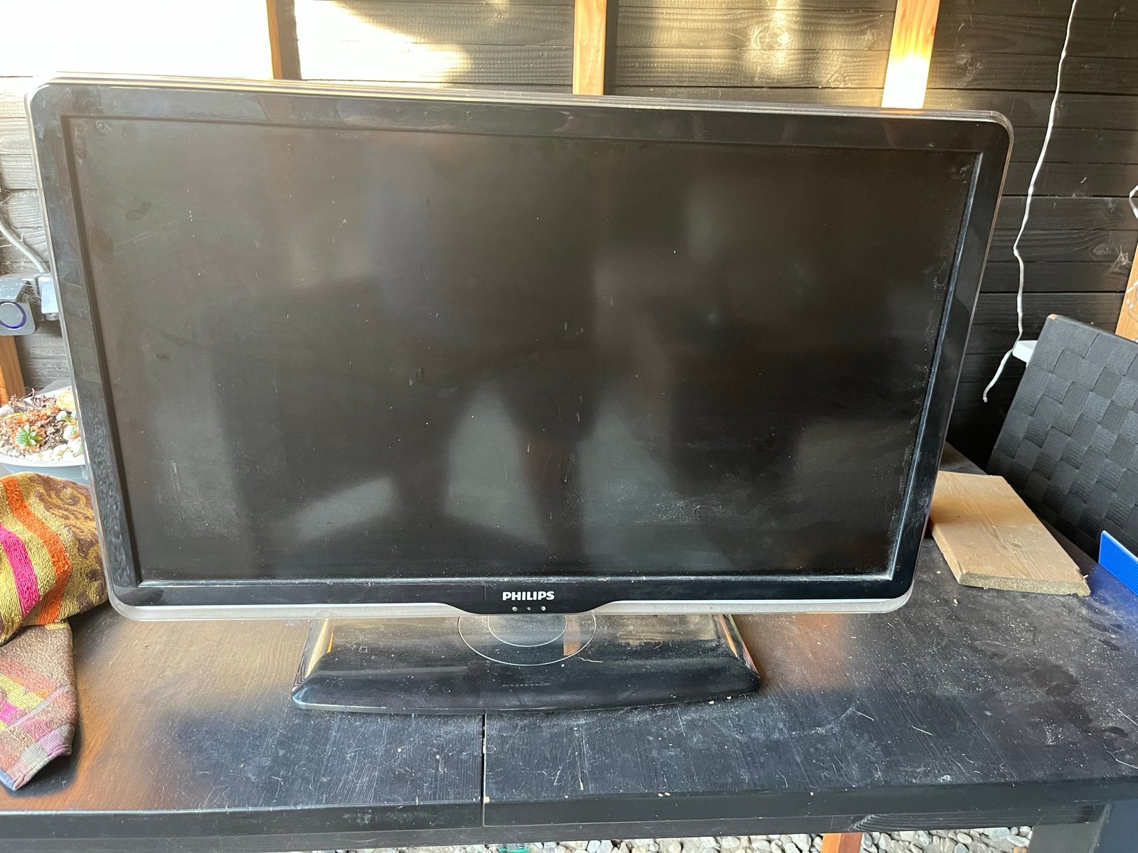 Philips TV met afstandsbediening, Ophalen, Gebruikt, 80 tot 100 cm, Philips