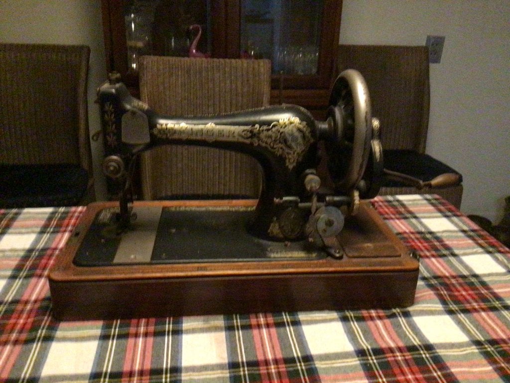 Antieke vintage Singer naaimachine, Ophalen of Verzenden