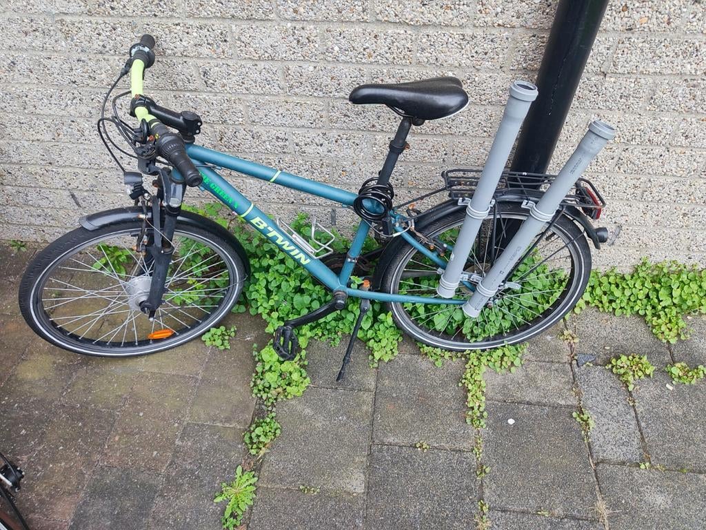 B'Twin jongensfiets - Ideaal voor jonge vissers!, Ophalen, Velgrem, Handrem, B'Twin
