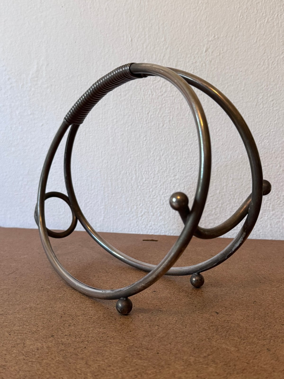 Vintage metalen flessenhouder, Ophalen of Verzenden, Huis en Inrichting