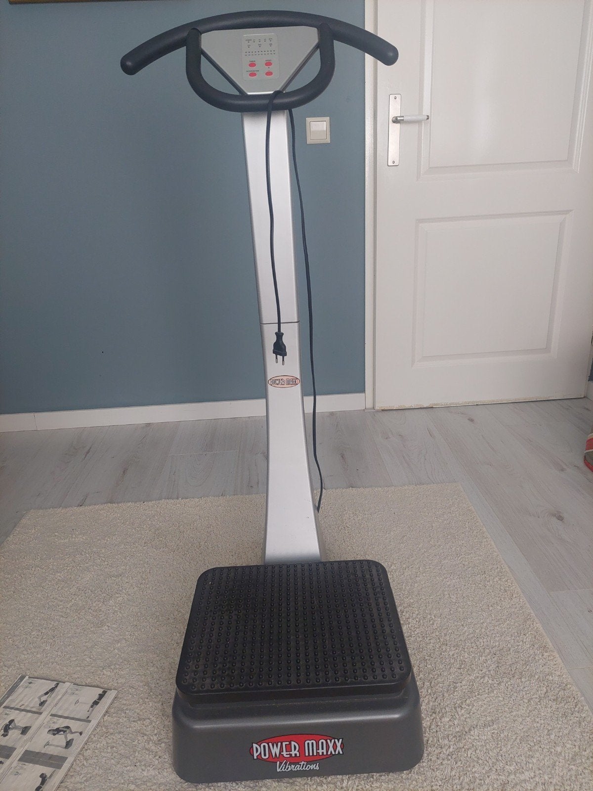 Power Maxx Vibrations Trilplaat - Zo goed als nieuw, Sport en Fitness, Ophalen