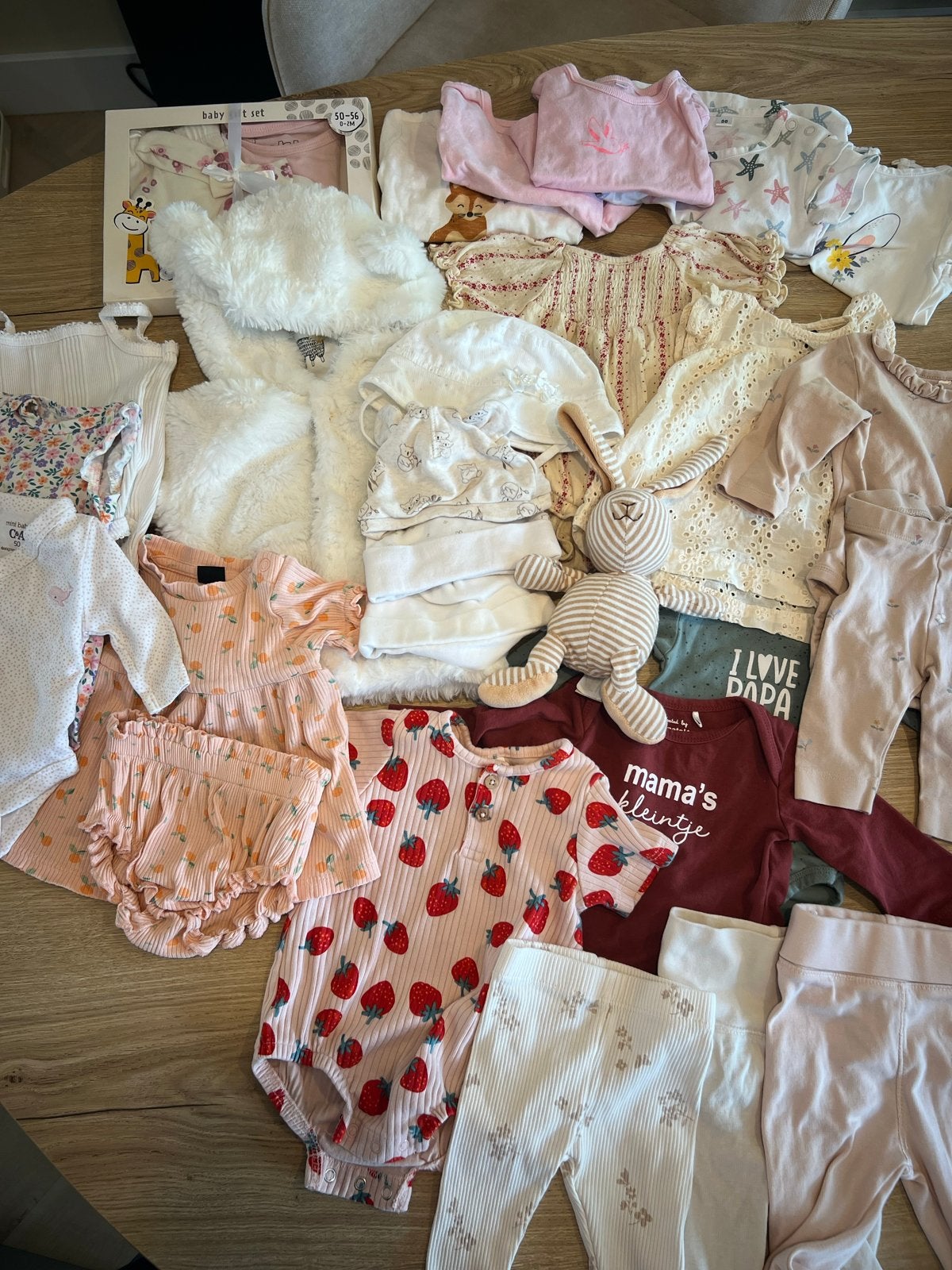 Grote kledingbundel voor baby meisjes - maat 50-56, Ophalen of Verzenden, Gebruikt, Meisje