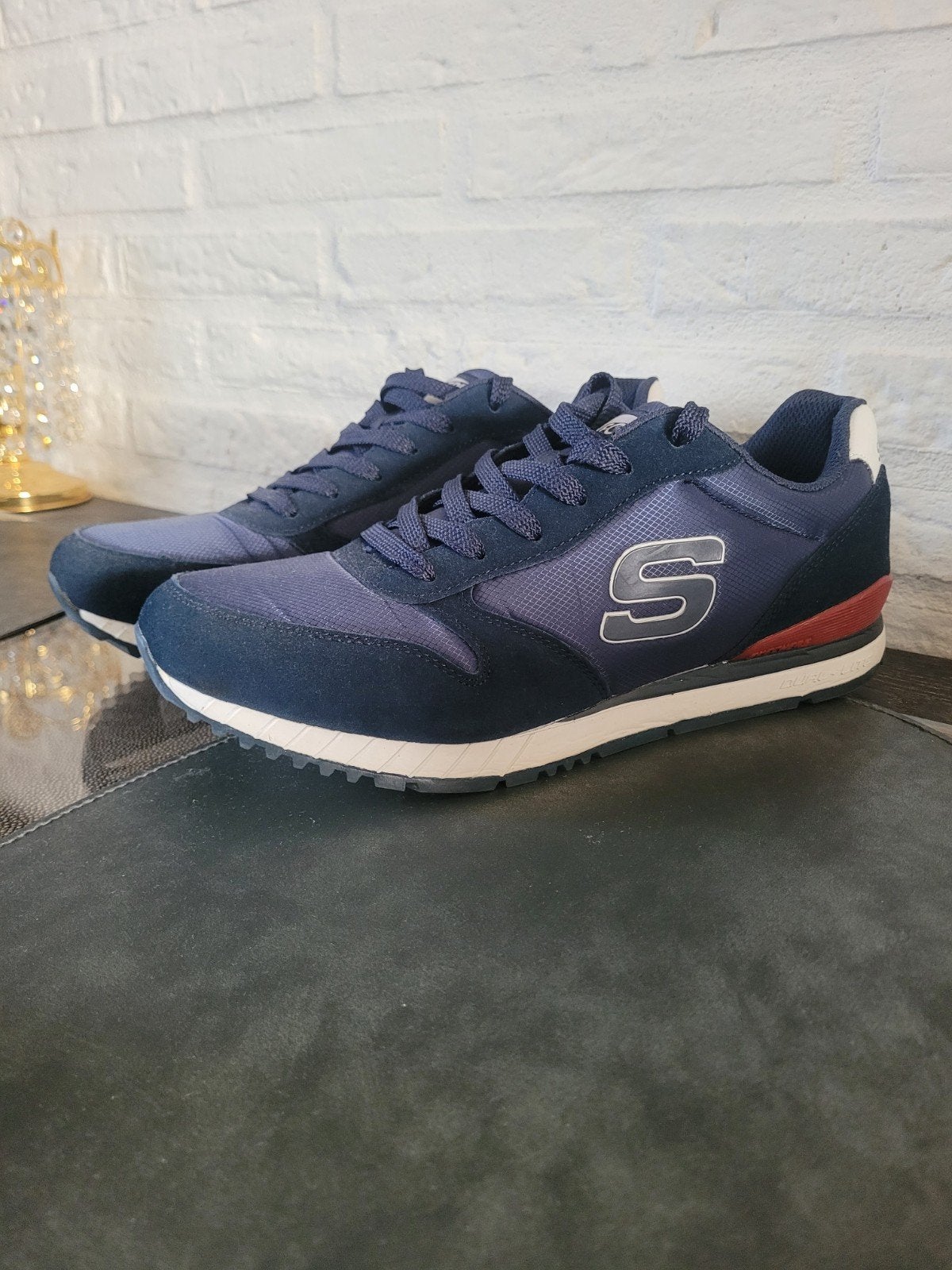 Skechers Sunlite Waltan - blauw - maat 45, Blauw, Ophalen of Verzenden, Skechers, Sneakers of Gympen