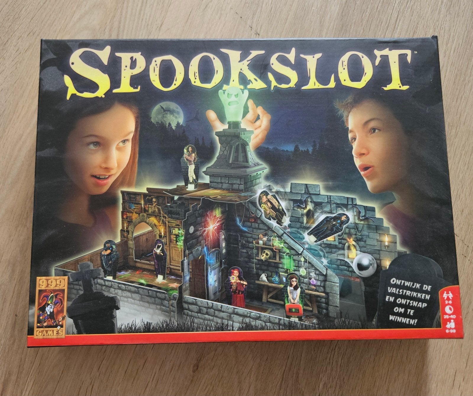 Spookslot Bordspel - Ontsnap uit het spookhuis!, Ophalen, Zo goed als nieuw