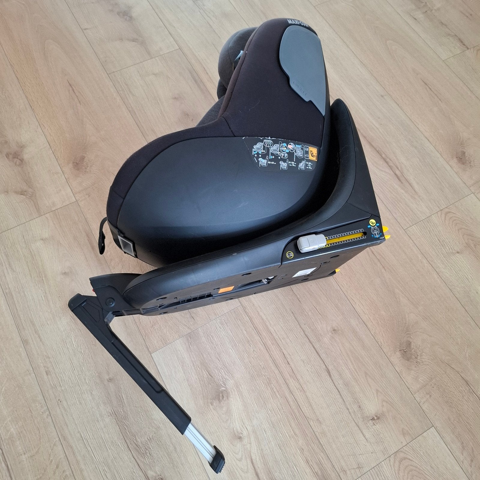 Maxi-Cosi Mica 360 draaibaar autostoeltje i-Size Isofix, Ophalen, Verstelbare rugleuning, Gebruikt, 0 t/m 18 kg