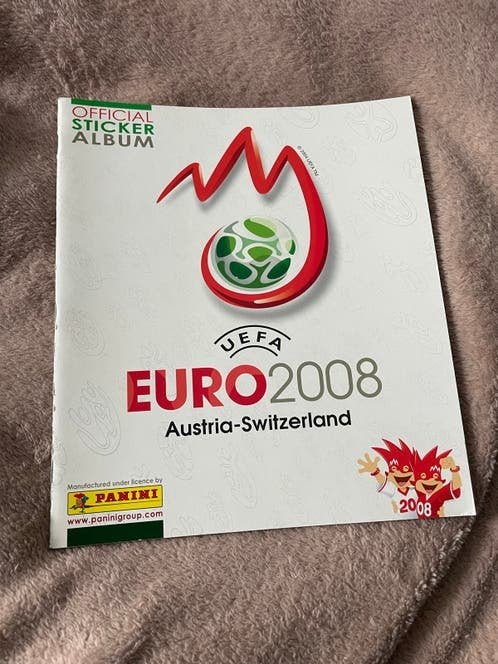 Panini UEFA Euro 2008 Album - Compleet met Stickers, Ophalen of Verzenden, Nieuw