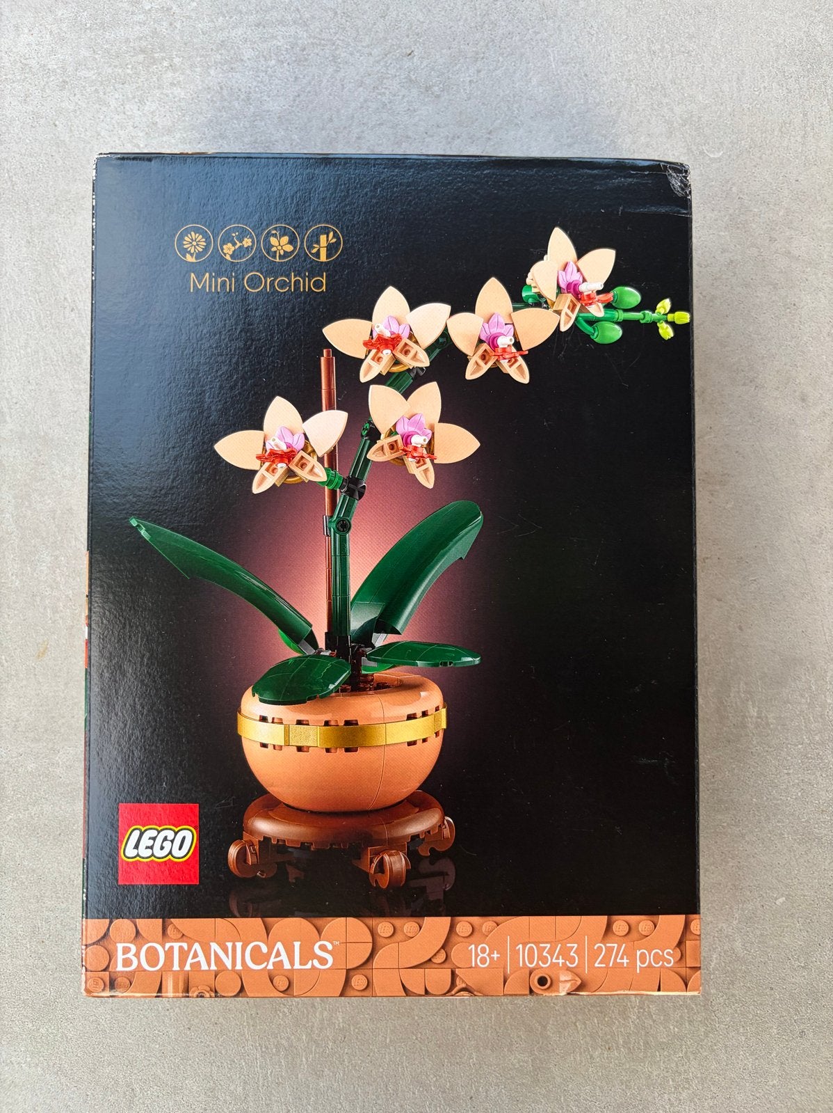 LEGO Botanicals Mini Orchidee 10343 - Nieuw in doos, Lego, Overige thema's, Denemarken, Nieuw