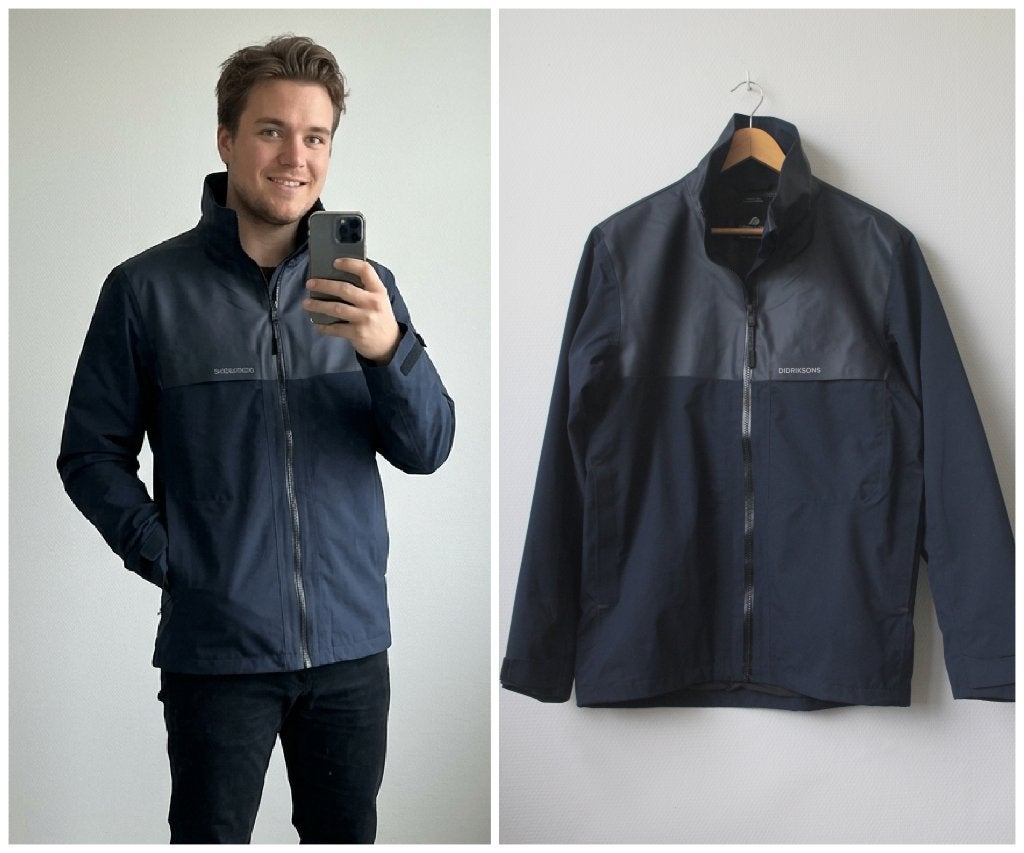 Didriksons - NIEUW - mooie outdoor jas blauw - maat M, Verzenden, Maat 48/50 (M), Blauw, Didriksons