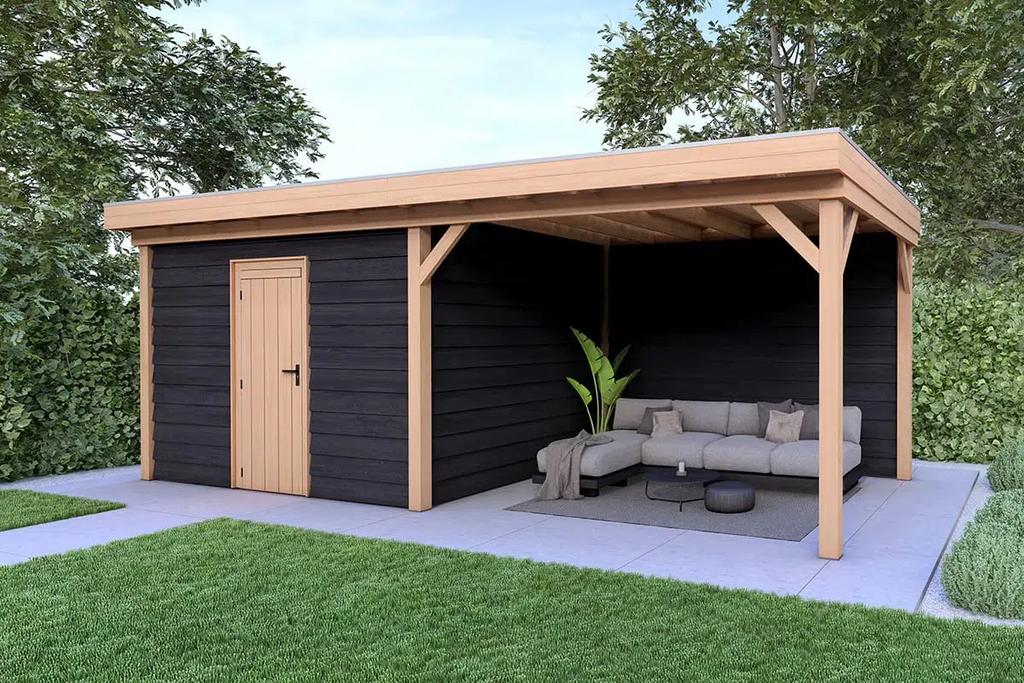 Douglas Overkapping op Maat incl. Montage Veranda Tuinkamer, Tuin en Terras, Overkappingen, Nieuw, Veranda, Ophalen
