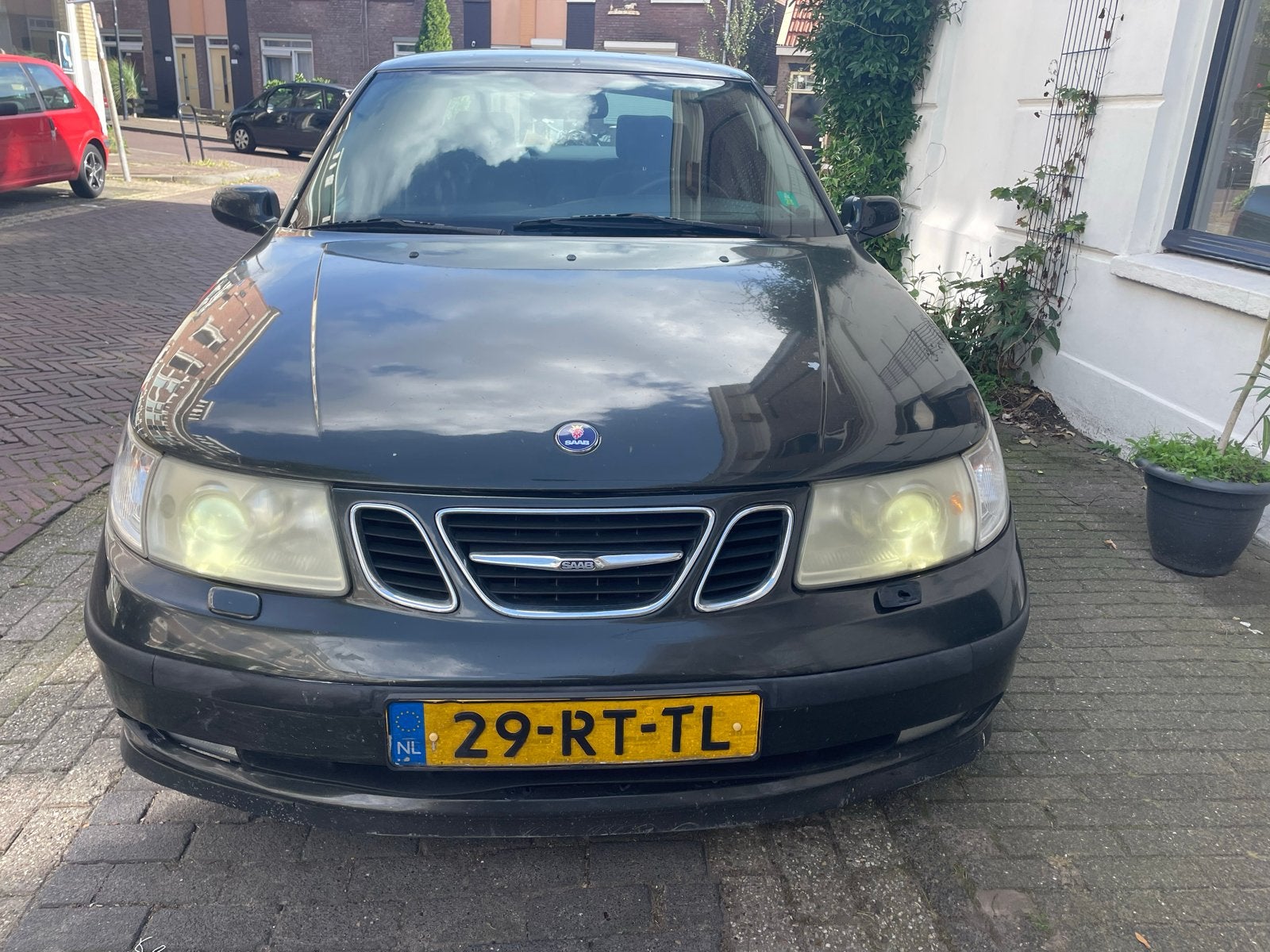 Saab 9-5 2.3t artic 2005, Auto's, Voorwielaandrijving, Stof, Handgeschakeld, Grijs