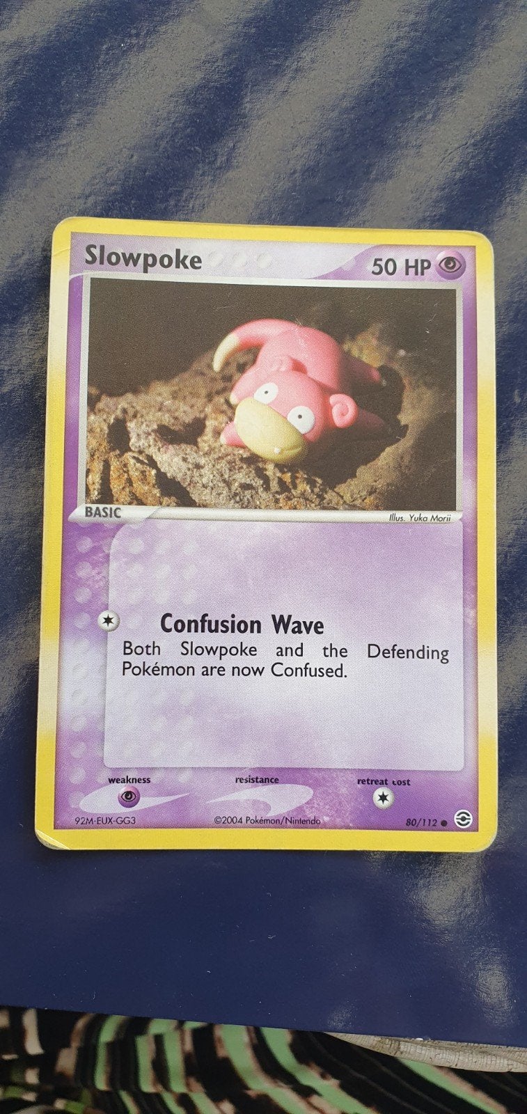 Slowpoke 80/112 holo pokemon kaart, Ophalen of Verzenden, Gebruikt, Losse kaart