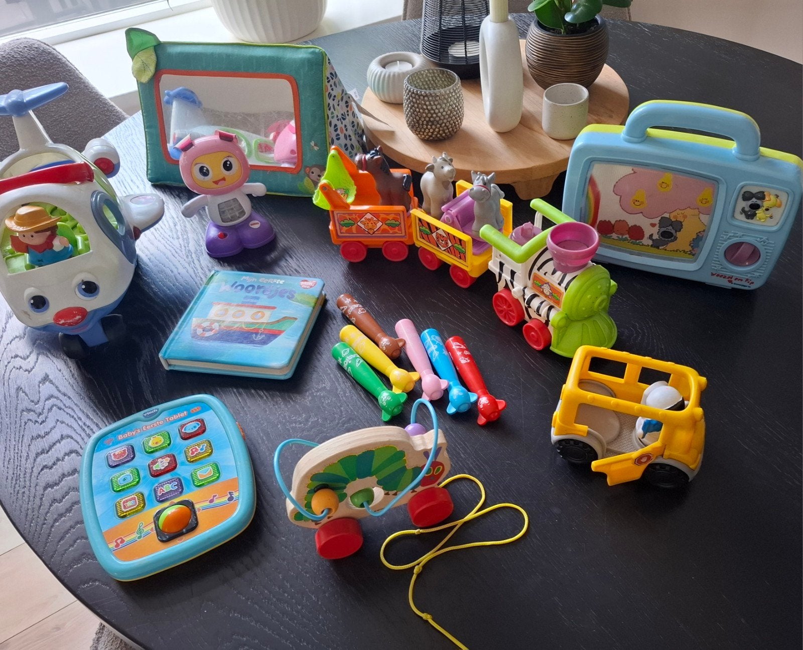 divers leuk en leerzaam babyspeelgoed!, Ophalen, Zo goed als nieuw, Jongen of Meisje