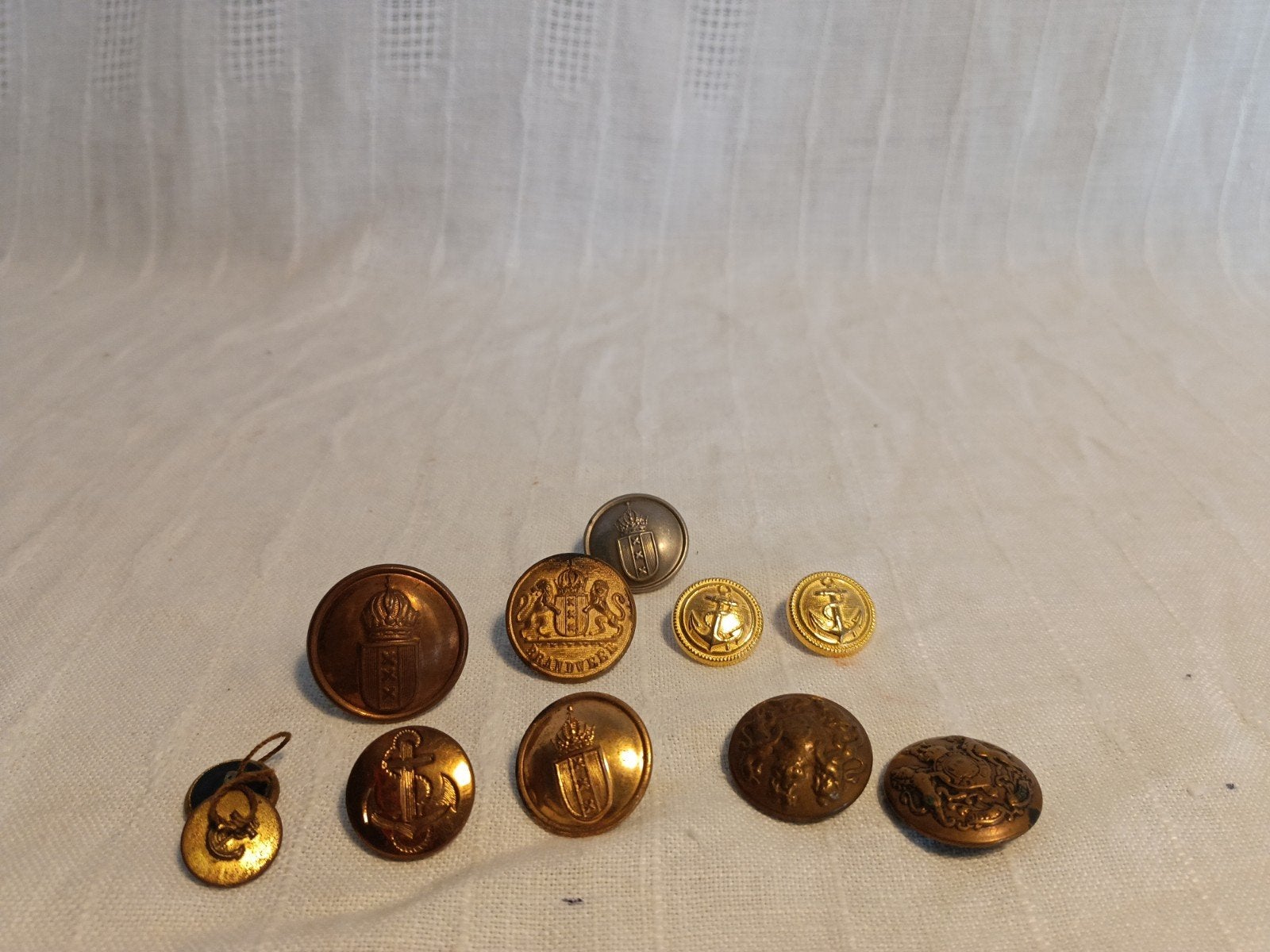 Vintage. Uniform knopen. Divers, Ophalen of Verzenden