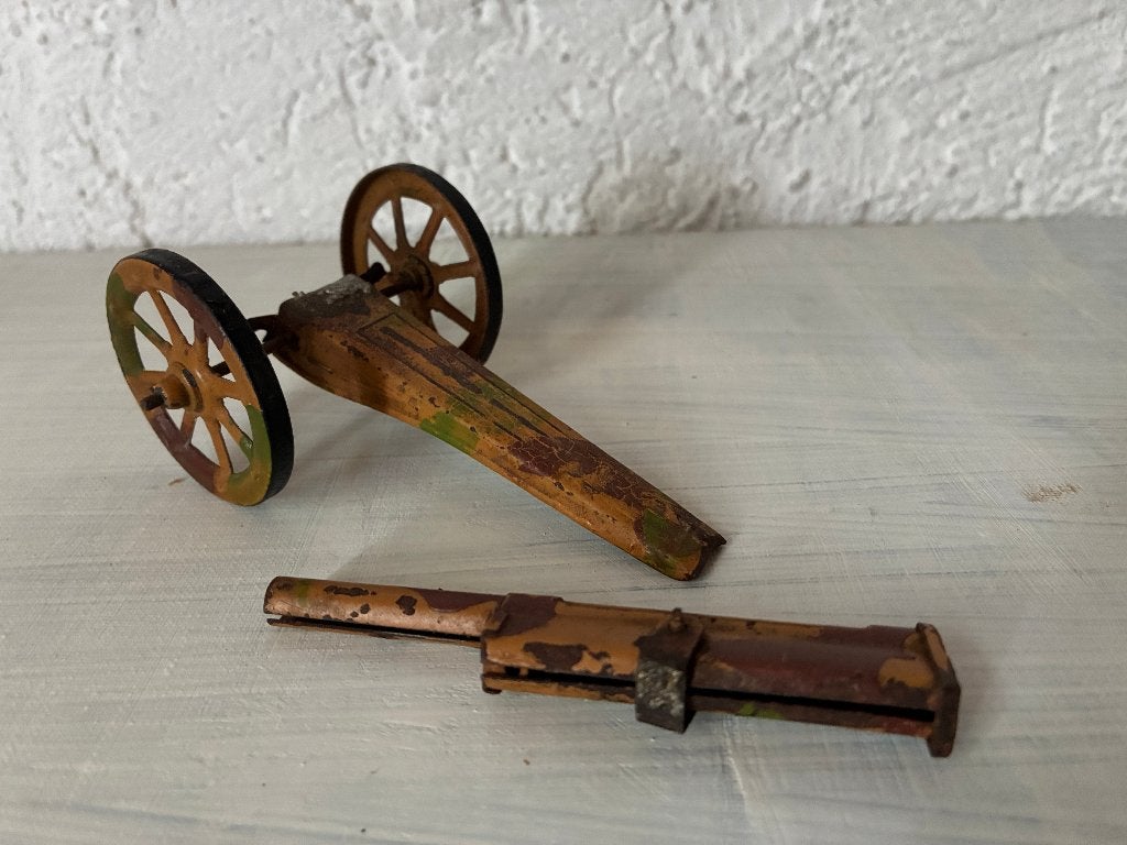 Vintage antiek Märklin kanon - beschadigd, Ophalen of Verzenden