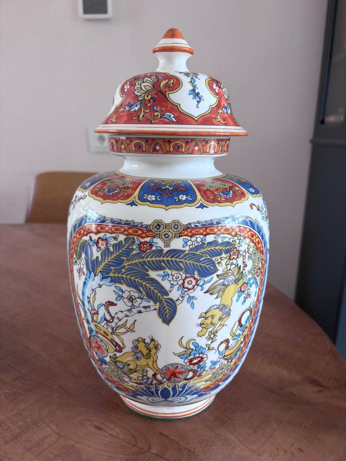 Grote chinese vaas pot met deksel, Ophalen