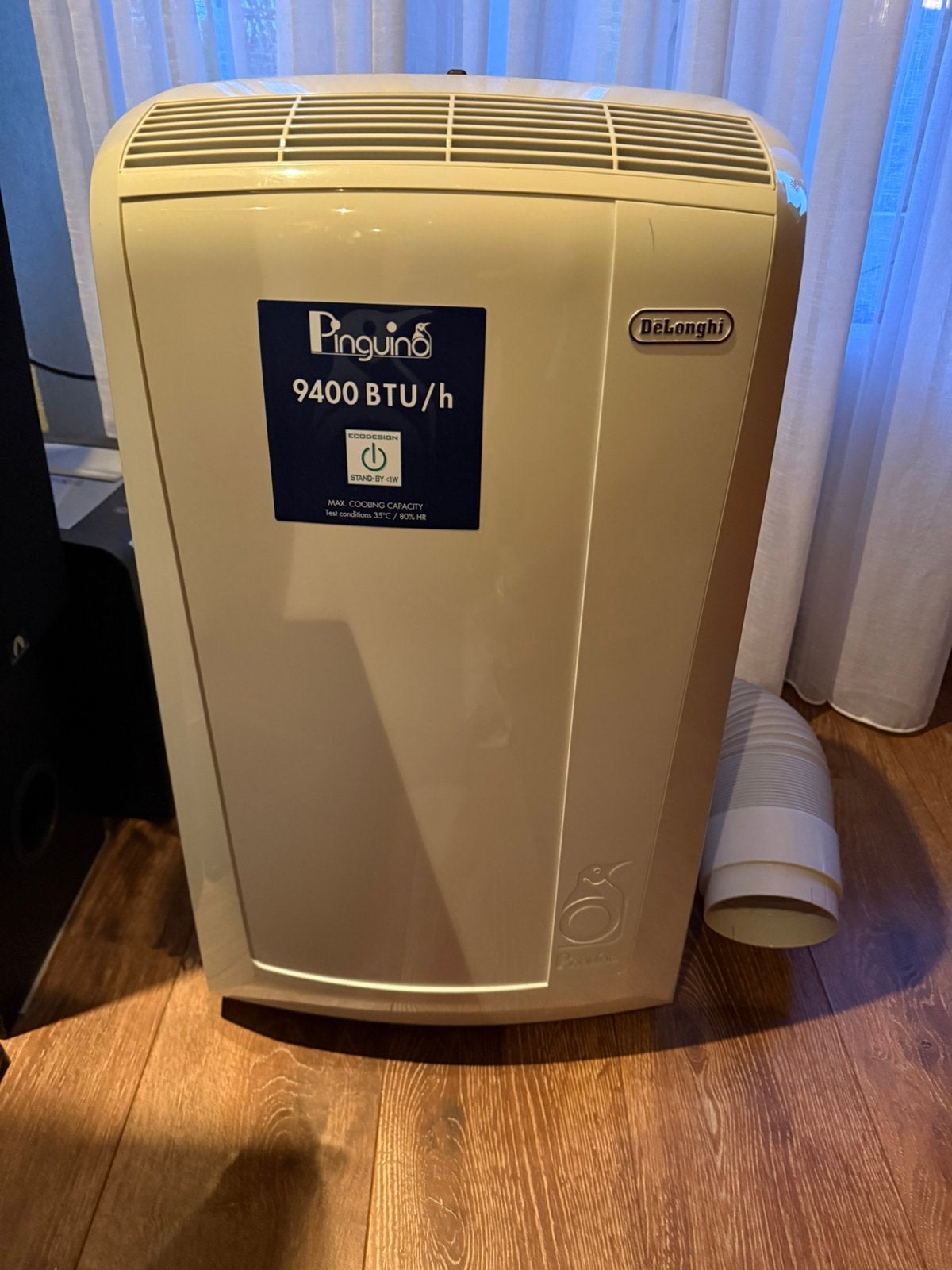 DeLonghi airco, Witgoed en Apparatuur, Ophalen, Minder dan 60 m³, 3 snelheden of meer, Zo goed als nieuw