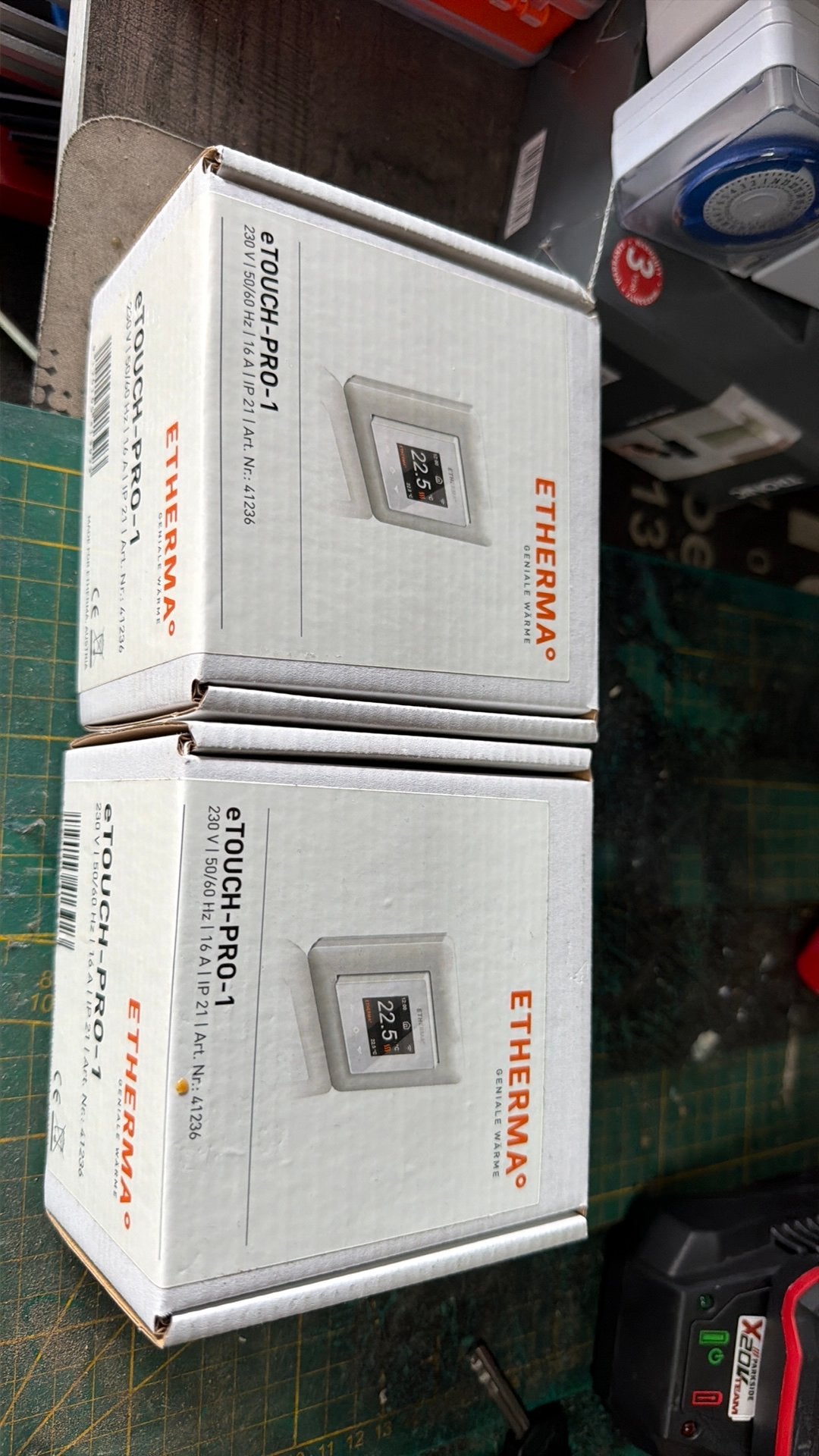 Thermostaat etherma pro, Ophalen, Slimme thermostaat, Nieuw