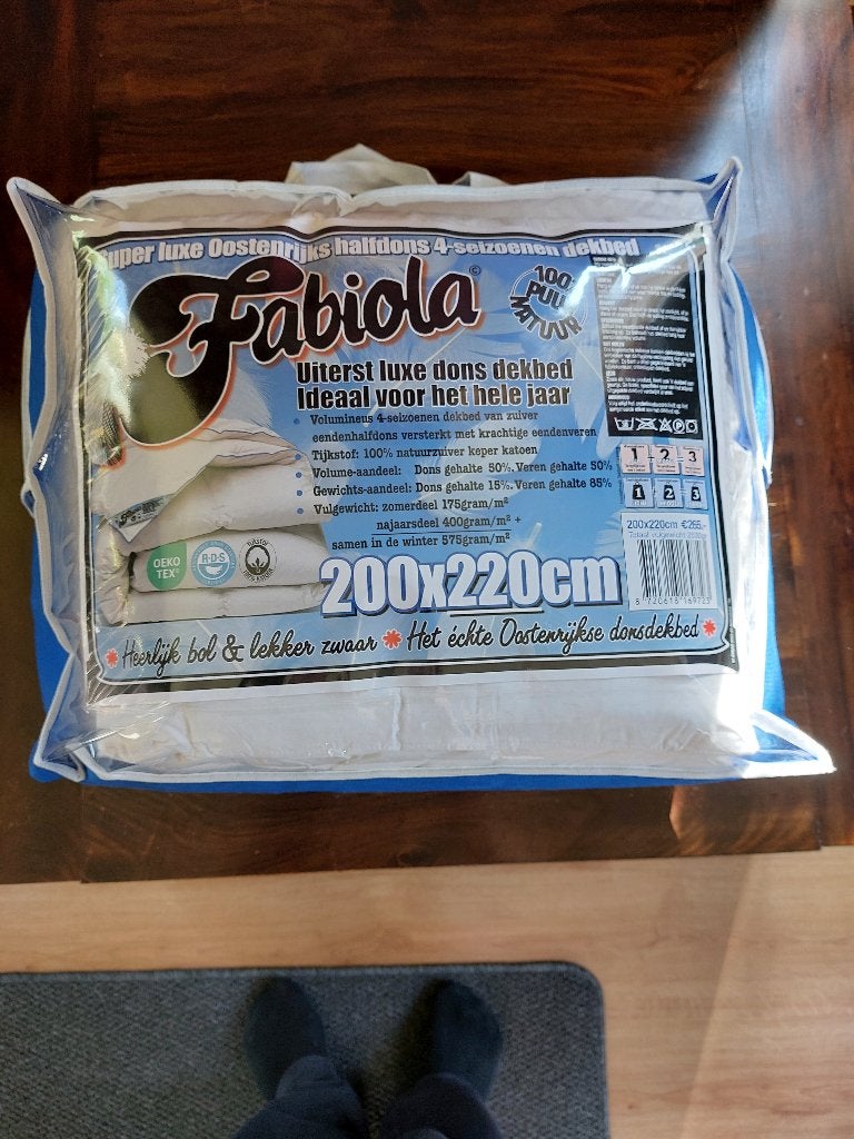 4 seizoenen dekbed, Wit, Tweepersoons, Dons en Veren, Ophalen of Verzenden