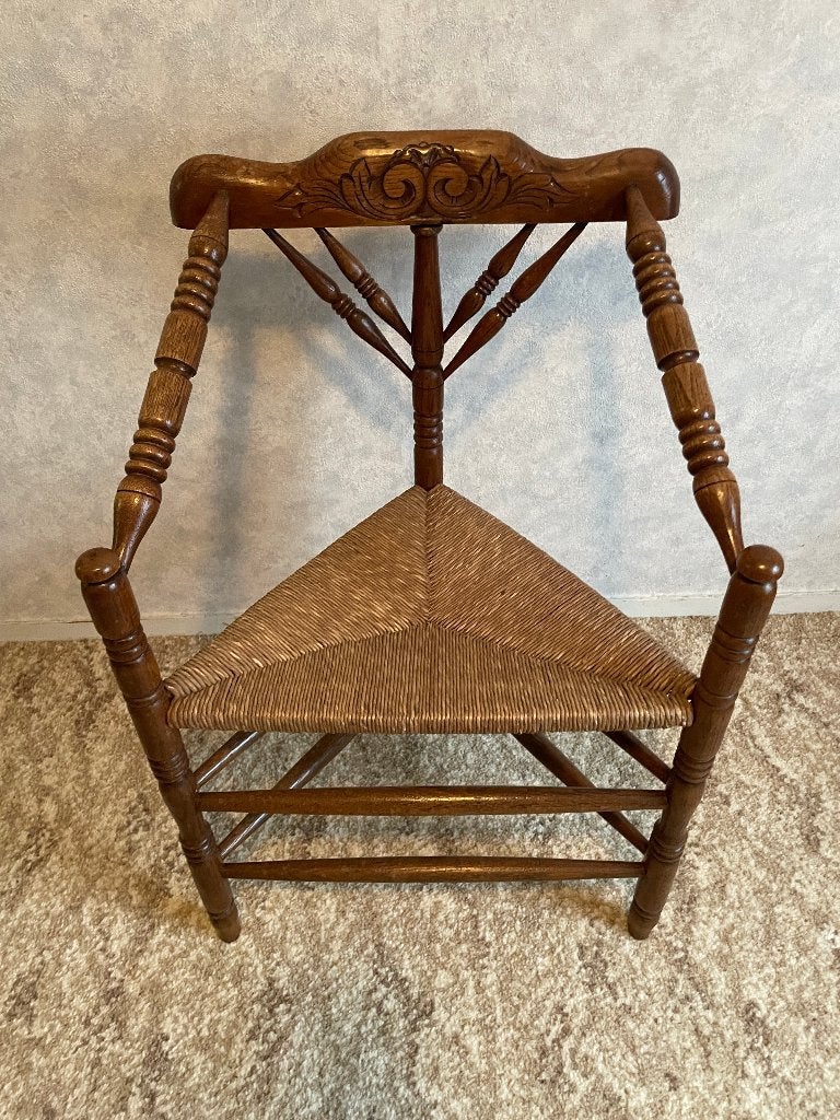 antieke breistoel, Ophalen