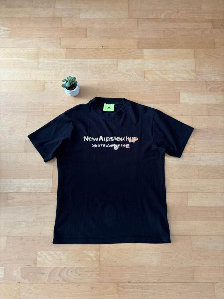 New Amsterdam Surf Association T-shirt Frontprint Zwart M, Ophalen of Verzenden, Zo goed als nieuw, Zwart