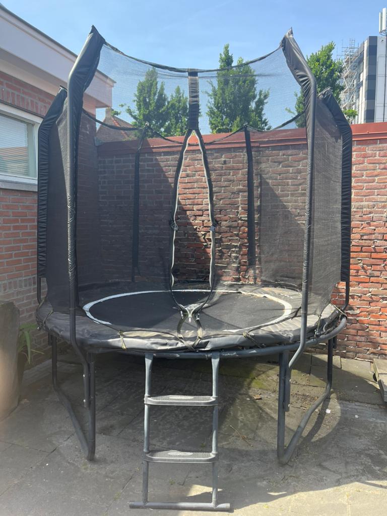 Trampoline, Kinderen en Baby's, Speelgoed | Buiten | Trampolines, Ophalen, Gebruikt