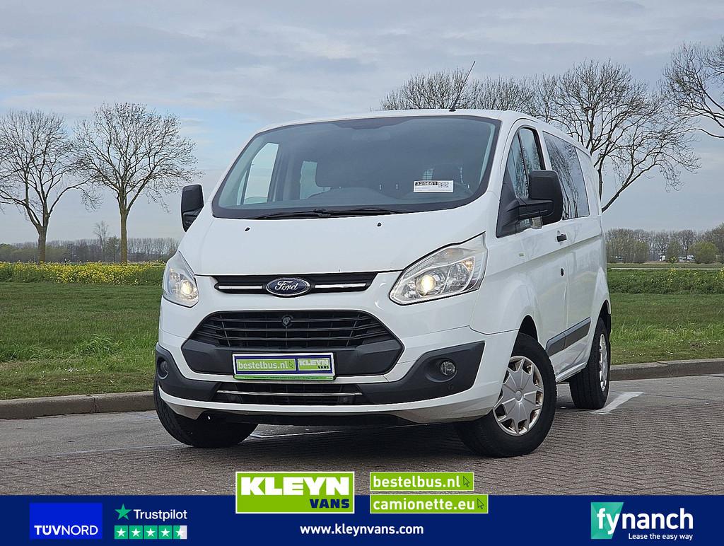 FORD TRANSIT CUSTOM 2.0 l1h1 dubbele cabine!, Voorwielaandrijving, Euro 6, 4 cilinders, Wit