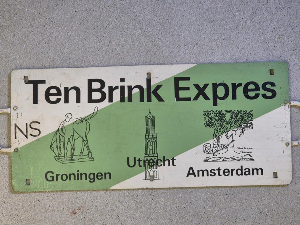 Ten Brink Expres koersbord, Verzamelen, Spoorwegen en Tramwegen, Ophalen of Verzenden, Gebruikt, Trein, Overige typen