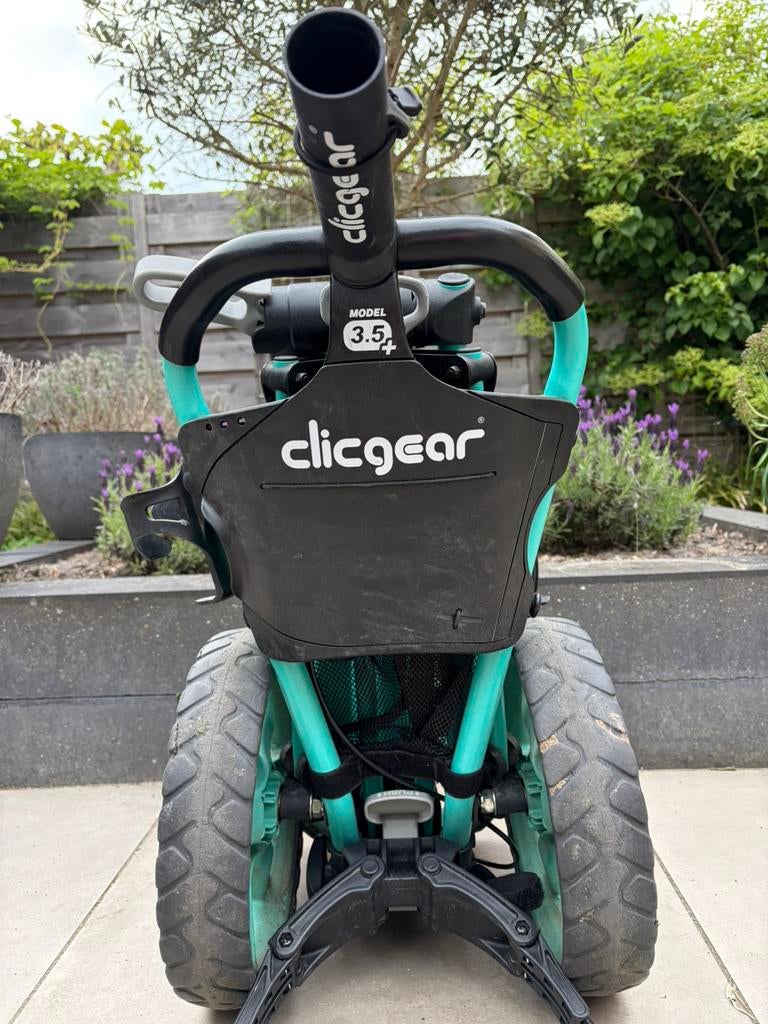 Clicgear 3.5+ golftrolley met paraplu- en bekerhouder, Sport en Fitness, Golf, Golfkar, Ophalen of Verzenden