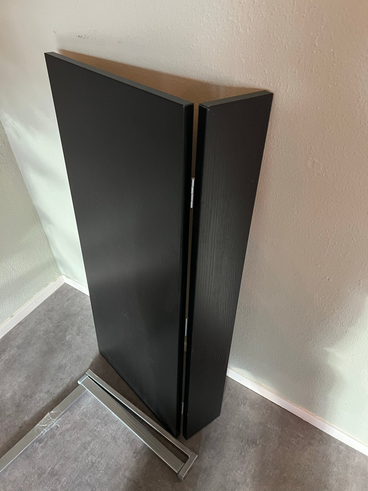 Ikea NORBERG Opklapbare wandtafel - Donker bruin (90x50 cm), Ophalen, Gebruikt, 50 tot 100 cm, Rechthoekig