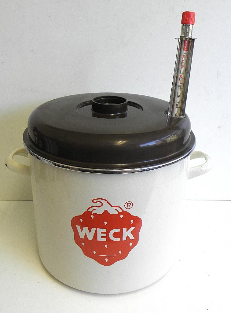 Prima Weck weckketel met rooster en thermometer, Ophalen of Verzenden, Zo goed als nieuw, Metaal