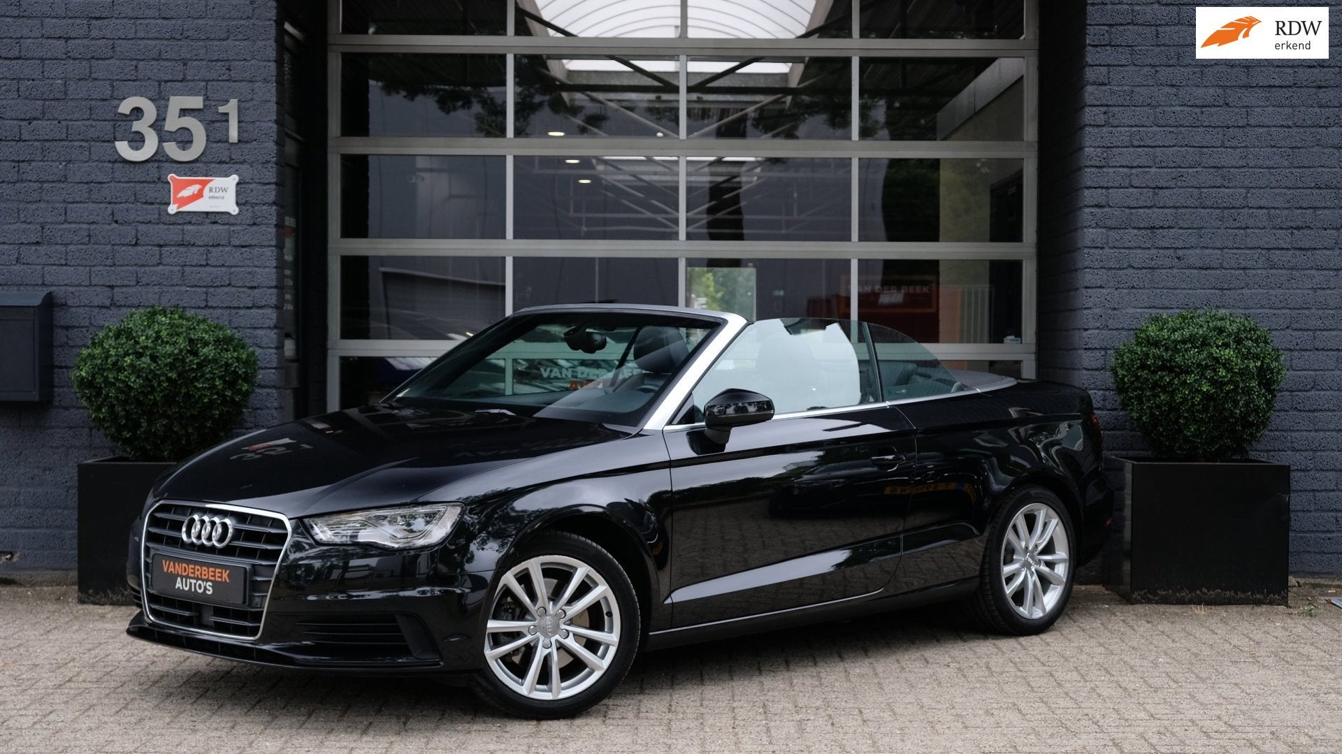Audi A3 Cabriolet 1.8 TFSI Ambition Pro Line S Open Days, Auto's, Audi, Gebruikt, 4 cilinders, Cabriolet, Zwart